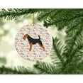 thumbnail image 2 of Welsh Terrier Merry Christmas Ceramic Ornament 2.8 in x 2.8 in, 2 of 3