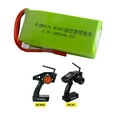 thumbnail image 2 of BallsFHK 7.4V 2800mah 2S 20C Lipo Battery For Radio-link RC3S RC4 RC6 Transmitter, 2 of 4