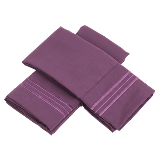 Funda de almohada Sweet Home Collection 1500 Series King Purple