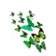 thumbnail image 4 of Toystoory 12 piezas 3D mariposa pegatinas de pared arte calcomanía PVC decoración del hogar tienda boda DIY Decoración del hogar verde, 4 of 6