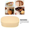 thumbnail image 3 of Fiambrera portátil de madera, caja bento de una sola capa, contenedor de alimentos, lonchera ideal a prueba de fugas, contenedores de alimentos, vajilla para adultos y niños, 3 of 5