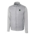 thumbnail image 2 of Men's Cutter & Buck Gray Hillsboro Hops Stealth Hybrid Quilted Full-Zip Windbreaker Jacket, 2 of 3