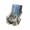 thumbnail image 4 of Driftwood Soft Flannel Fleece Throw Blanket, Seascape Theme Branches on the Sandy Beach of Cuba and the Sky Image, Cozy Plush for Indoor and Outdoor Use, 60" x 80", Turquoise Sky Blue, by Ambesonne, 4 of 6