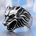 thumbnail image 3 of ZMY Home Stainless Steel Ring with Detailed Wolf Head Design (11), 3 of 6