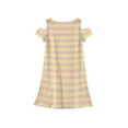 thumbnail image 6 of XADYUY Girls Sleeveless Dresses Casual A-Line Sleeveless Toddler Skater Gradient Twirl Crew Neck Swing kids sundresses girls 4-16,Yellow 5-6 Years, 6 of 6