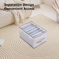 thumbnail image 3 of WRKEKC Clearance Gray Foldable Wardrobe Storage Box, Space-Saving Organizer for Seasonal Clothing, 3 of 7