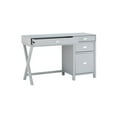 thumbnail image 4 of Bowery Hill Wood Gray Desk Rectangular 48" x 18" Unassembled, 4 of 20