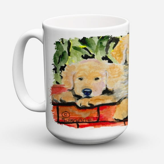 Carolines Treasures SS8908CM15 Golden Retriever Coffee Mug 15 oz 15 ounce multicolor