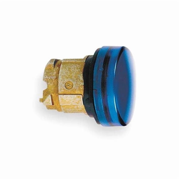 Schneider Electric Pilot Light Head,Blue,LED ZB4BV063
