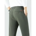 thumbnail image 2 of Men's 4-Way Stretch Dress Pants - Mid-Rise Straight Cut with Elastic Waist (Business Casual), 2 of 10