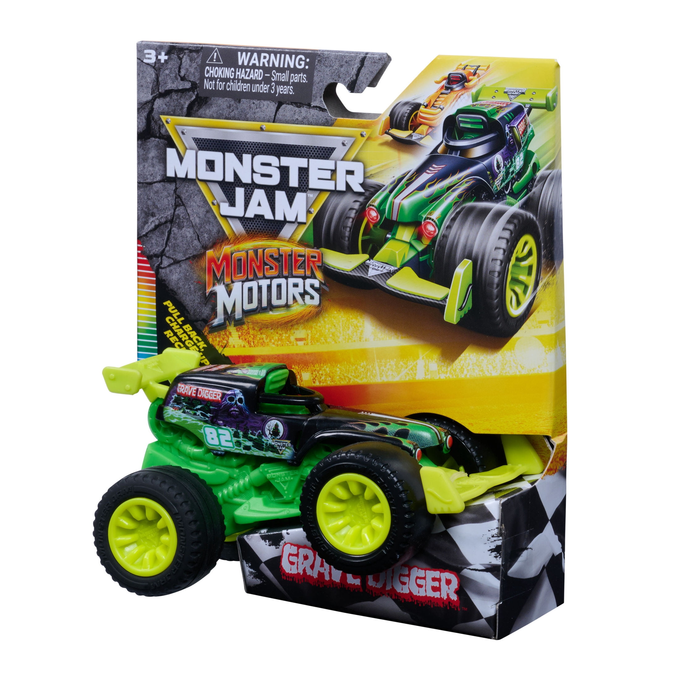 Monster Jam Monster Motors Grave Digger, 1:64 Scale - Walmart.com