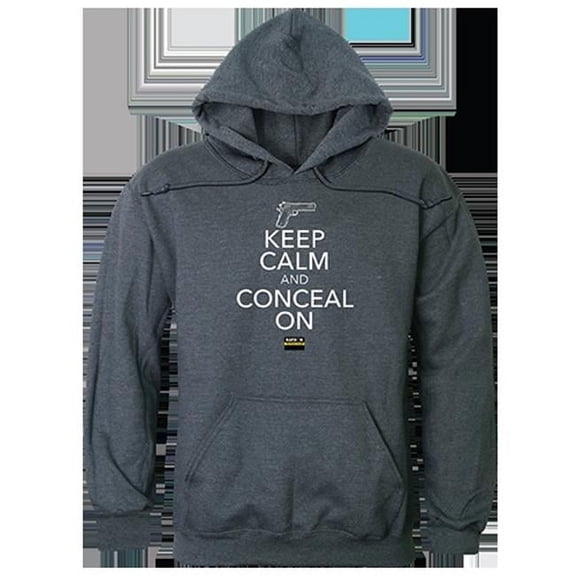 Rapid Dominance Conceal on Graphic Pullover Sweatshirt, Heather Charcoal - Medium