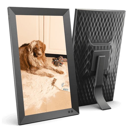 NIX 15 Inch USB Digital Photo Frame Portrait or Landscape Stand, Full