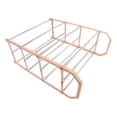 thumbnail image 4 of Mosiee Simple Shoe Rack Metal Shoe Shelf Footwear Rack Living Room Space Saving Organizer Stand Holder Black Shoe Shelf, 4 of 9