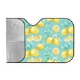 thumbnail image 2 of Kdxio Yellow Lemon Print Windshield Sun Shade, Foldable Sun Blocker for Car,Truck,SUV Automotive Interior Sun Protection,Reflective Shade for Front Windshield(Medium), 2 of 7