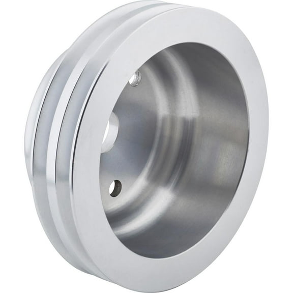 1969-1985 Small Block Chevy Aluminum Double Lower Pulley, Long Pump
