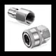 thumbnail image 4 of 8 Piezas NPT 3/8 Pulgadas de Acero Inoxidable Macho Hembra Kit de Conector RáPido Adaptadores de Lavadora a PresióN (Rosca Interna y Externa), 4 of 6