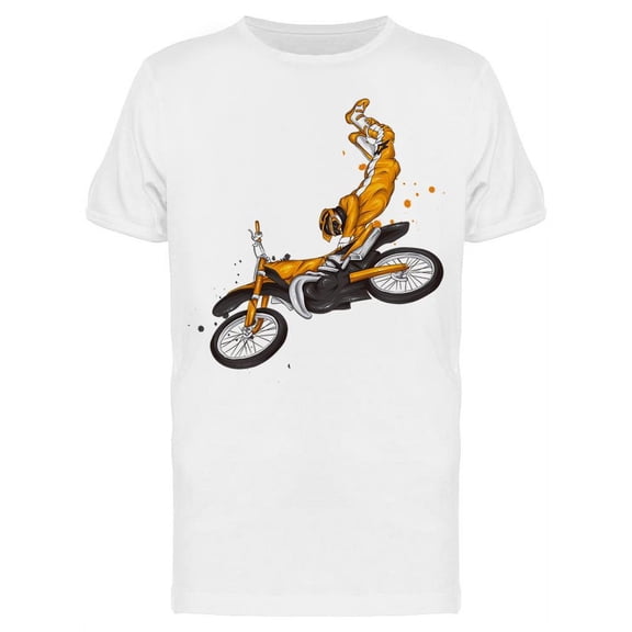 Cool Trick Motocross Rider Tee Men's -Image by Shutterstock