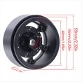 thumbnail image 4 of 4 Llantas de Cubo de Rueda Beadlock de 1,9 Pulgadas para 1/10 RC Crawler Axial SCX10 Capra TRX4 A, 4 of 5