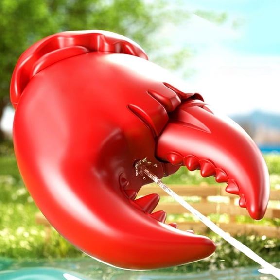 Outoloxit Crab Claw Water Blaster Toy - Long Range Press Water Gun for Outdoor Water Fights, Pool Parties, and Summer Fun