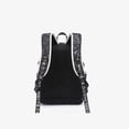 thumbnail image 3 of Mochila escolar con letras impresas USB, bolso escolar de lona para adolescentes y niñas, de gran capacidad, Thunder, 3 of 4