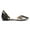 BLACK/PEWTER, variant on Dream Pairs Women's Casual D'Orsay Pointed Plain Ballet Comfort Soft Slip On Flats Shoes NUDE/GOLD FLAPOINTED-NEW size 6