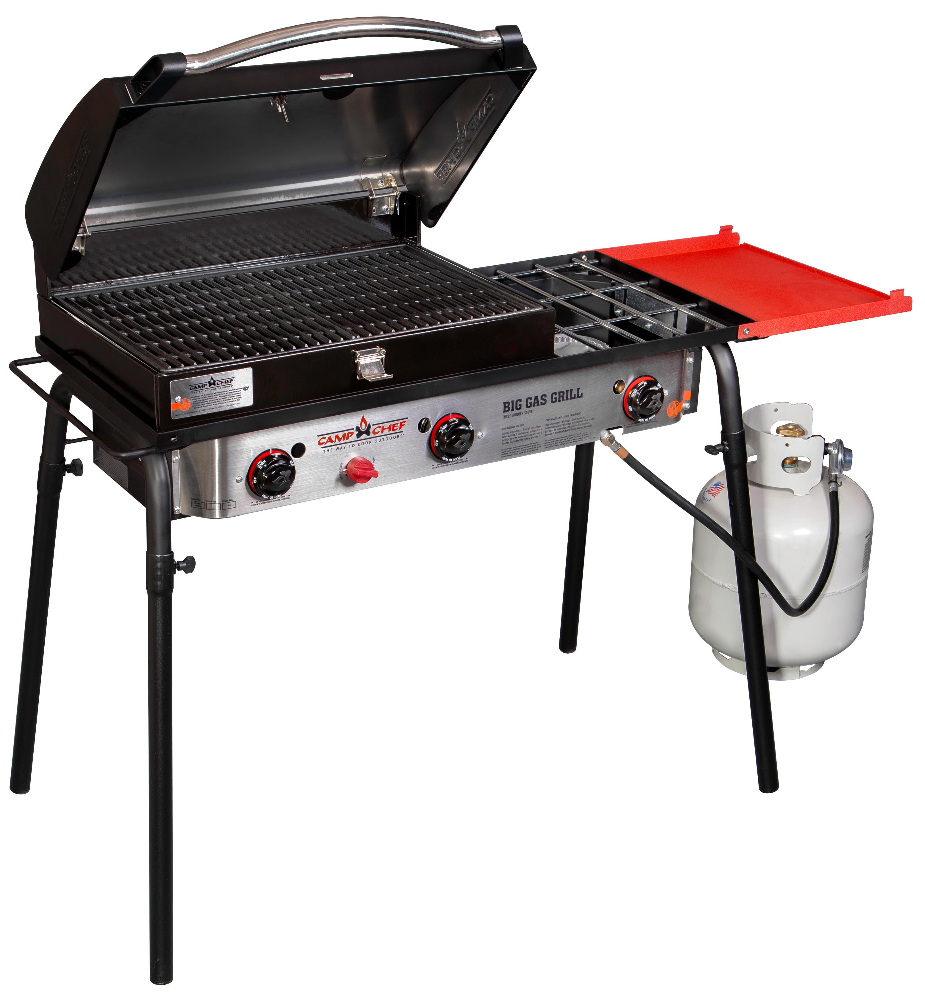 Camp Chef Gas Grill 16 Outdoor Stove with BBQ Box Accessory, SPG90B, 90,000 Propane - Walmart.com