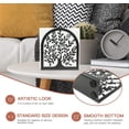 thumbnail image 6 of Napkin Holder for Tables, Vintage Metal Freestanding Tissue Dispenser, Black Cast Iron Vertical Tabletop Paper Napkin Holder Stand for Dinner Home Kitchen Restaurant Picnic Party (Tree of Life), 6 of 9