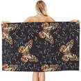 thumbnail image 2 of Butterfly Large Beach Towel - Plush Thick Cotton Pool Towel, Adult Beach Towels, 2 of 16