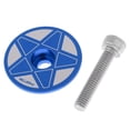 thumbnail image 1 of Mountain /8 "Stem Cover Control Bolts Accessories - , 28.6mm Blue Star, 1 of 8