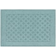 thumbnail image 2 of (2 pack) Mainstays Dylan Solid Diamond Olefin Blue Indoor Accent Rug, 1'8"x2'6", 2 of 10