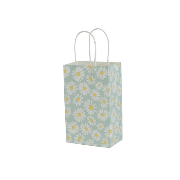 SSWBasics Small - Daisy Paper Shopping Bags - Case of 100