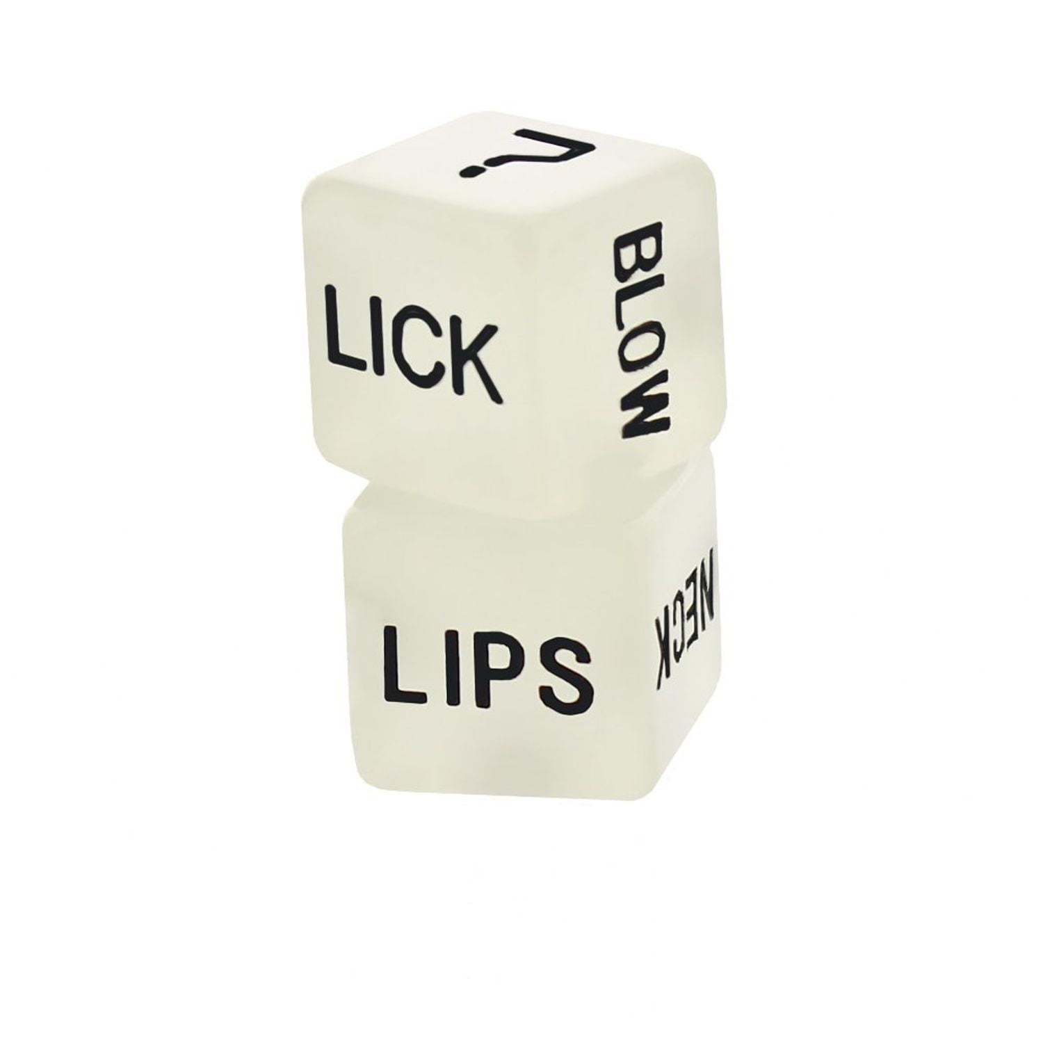 Juvale Funny Dice Game 2Pack Party Dice Game Set, Glowing Dice for