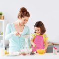 thumbnail image 5 of Set de Chef para Niños (Juego de 11 Piezas en Rosa), Delantal de Cocina Ajustable para Niños Pequeños con Gorro de Cocinero, Guantes de Cocina para Niños, Tapete Resistente al Calor Niño Niña de 3 a 8, 5 of 5