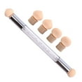 thumbnail image 2 of Dalazy BGVfiveDouble Têtes Brosse Éponge Picking Pointillé Stylo Brillant Poignée Outil de Beauté Remplaçable, 2 of 6