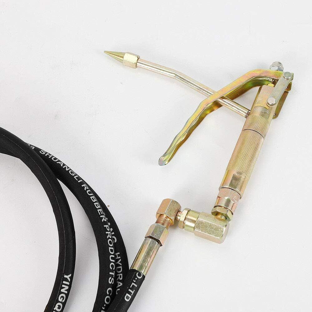 20L Manual Grease Pump, TB-10 High Pressure Grease Gun with 13 ft Hose, Grease Bucket, Heavy Duty Lubrication Pump for Automotive, Workshop, Industrial Use
