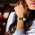thumbnail image 4 of Bands Compatible with Fitbit Charge 6/Charge 5 Metal Stainless Steel WatchBand-Replacement Classic Durable Solid Link Accessory Buckle Metal Strap Wrist Band for Charge 6/Charge 5 Fitness Tracker, 4 of 6