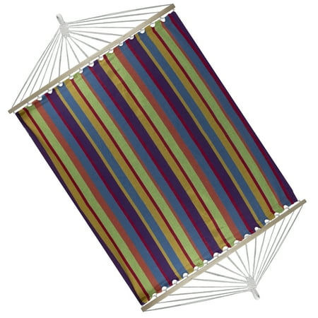 Northlight Cotton Striped Two Person Double Hammock - 76" x 59"