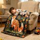 thumbnail image 4 of Camping Blanket Gifts,Soft Camping Throw,Cute Plush Flannel Camping Quilts Decorations for Bedroom Sofa Bed Outdoor Travel 39.3x27.6in, 4 of 6