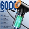 thumbnail image 2 of Plumero de Aire Comprimido, Mini Soplador Turbo con Ventilador de 130000 RPM, Soplador de Aire Inalámbrico, para Teclado Seco de Automóvil, PC y Computadora, 2 of 5