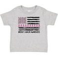 thumbnail image 3 of Inktastic Breast Cancer Awareness Pink Ribbons and Flag Boys or Girls Baby T-Shirt, 3 of 5