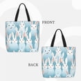 thumbnail image 3 of General Bunny Pattern Colorful Animals Large Capacity Zipper Shoulder Convenience Bag, 3 of 8
