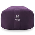 thumbnail image 2 of Node Fitness Yoga Meditation Cushion, 25" x 12" Rectangular Bolster with Organic Cotton Cover - Purple, 2 of 7