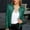 Green women sequin blazer jacket a1, variant on Women Fall Winter Long Sleeve Sequins Open Front Blazer Jackets Elegant Party Tops Dressy Trendy Outerwear, Green 2XL