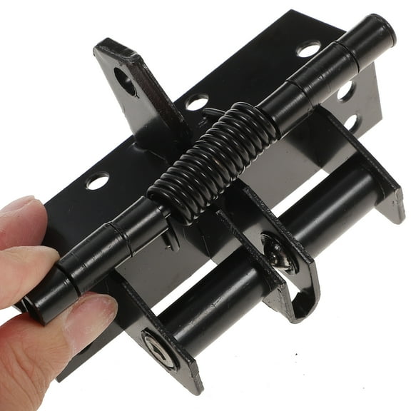 Toyvian Heavy Duty Spring Loaded Door Hinge for Wood Case with Adjustable Positioning