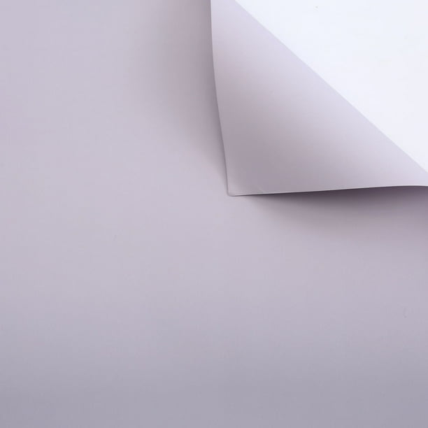 Zhuge Papel de color sólido mate, papel opaco grueso para envolver flores, papel euroasiático monocromático de color caramelo, papel para envolver ramos (morado taro)