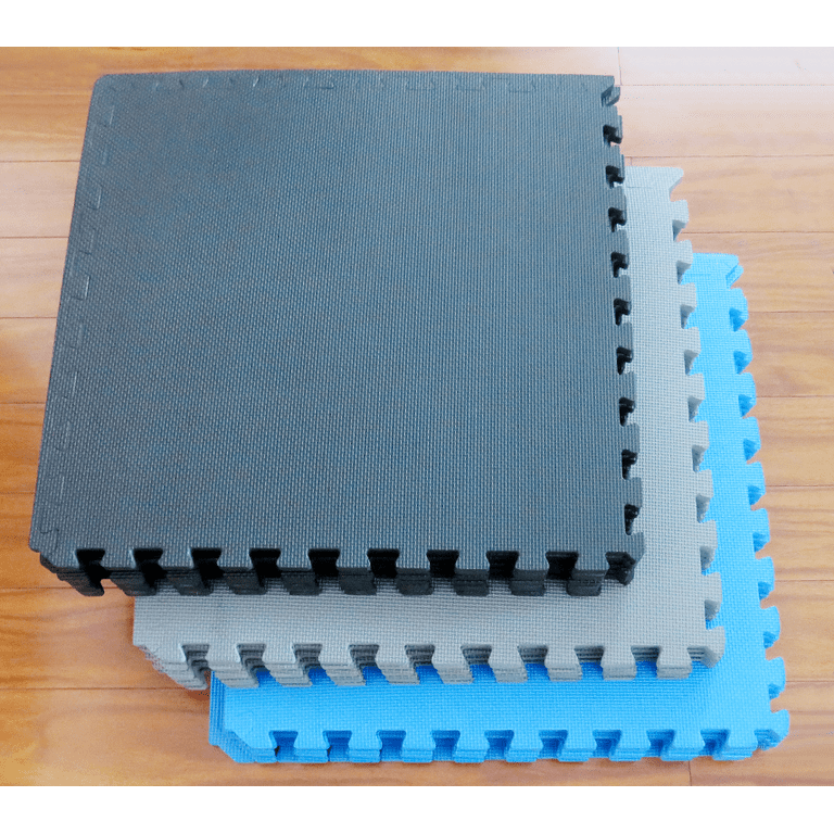 Foam Mat Floor Tiles 6PC Set - Interlocking EVA Foam Padding with