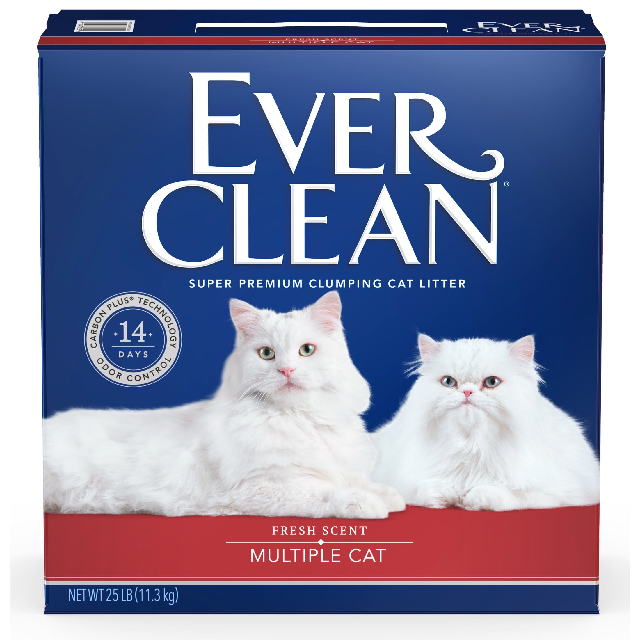 Ever Clean Multi-Cat Clumping Cat Litter, Fresh Scent, 25 Pounds