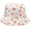 Ladybug and Flower, variant on Cute Floral Print Bucket Hats for Women Teens Summer Beach Sun Hat Reversible Flower Pattern Fisherman Cap