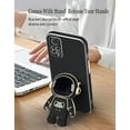 thumbnail image 4 of Compatible with Redmi Note 11 Pro Case Silicone TPU Plating, Xiaomi Redmi Note 11 Pro Case Cute Astronaut Pattern Phone Case with Stand (Redmi Note 11 Pro, Black), 4 of 13